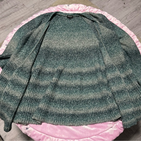 TORRID Womenβs Open Front Cardigan 1 (1X) olive green A cut super soft plus size - Picture 3 of 13